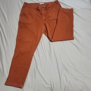 Studio Blue Women's Skinny Jeans Burnt Orange Size 31 Inseam 23" Waist 15"